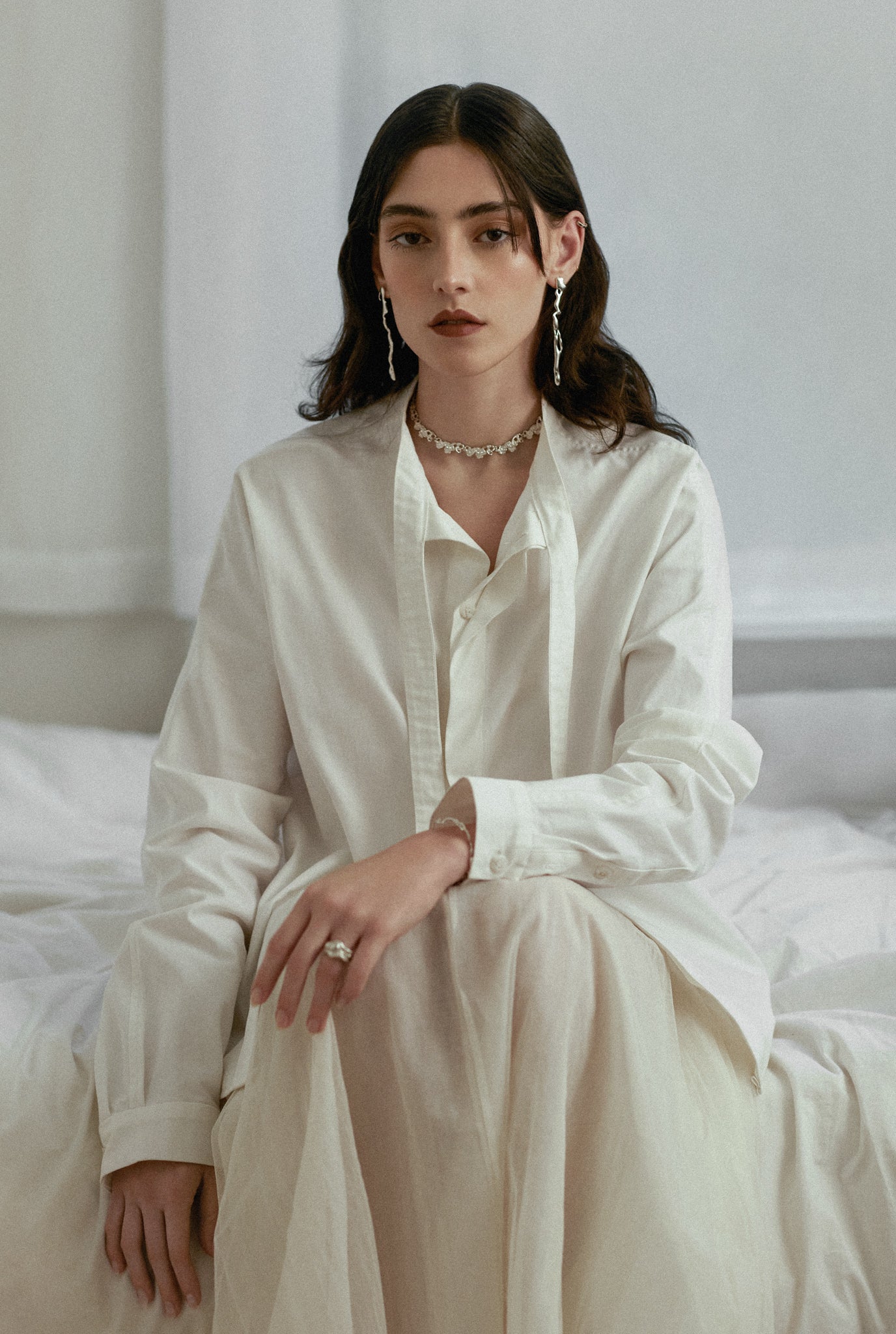 The White Hair of the Stones Earrings